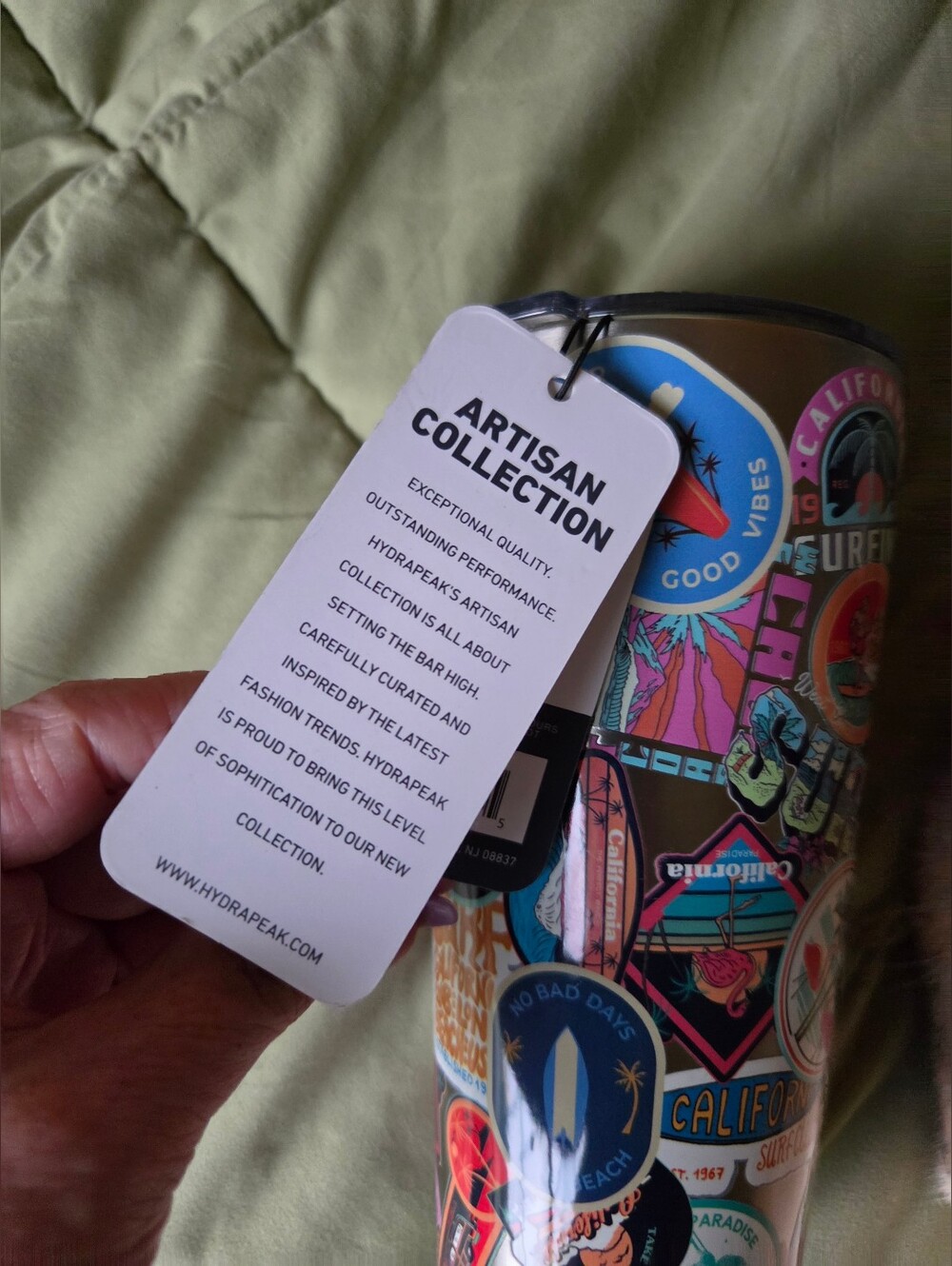 Artisan Collection California Sticker-Print Tumbler - Multicolor